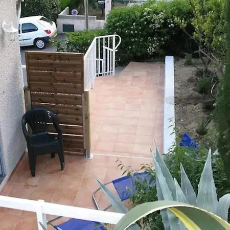 アパート Duplex La Maison Bleue T2 Au Calme Avec Terrasse コリウール
